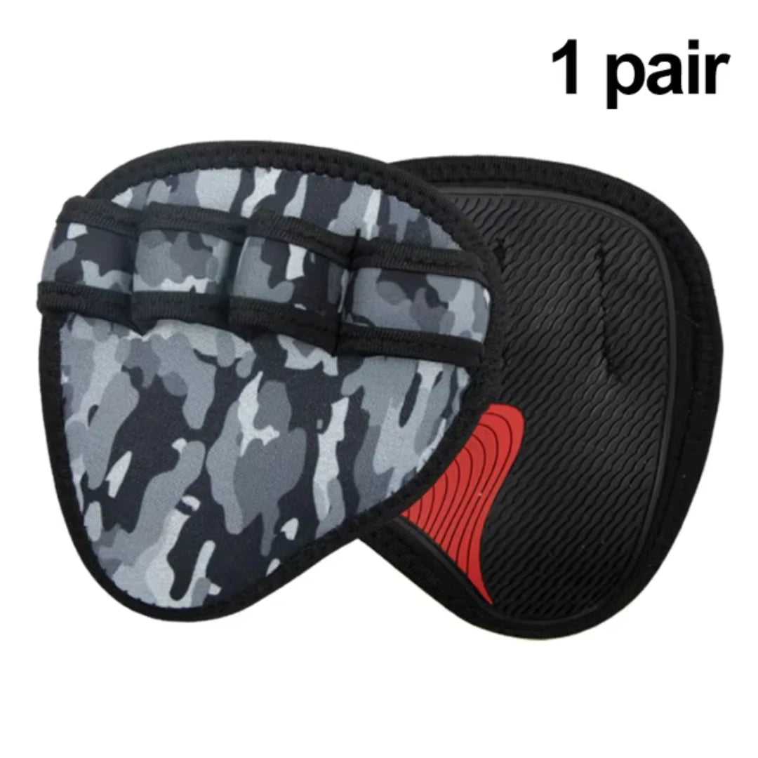Hand Palm Protector Gym Fitness Gloves Half Finger Lifting Palm Dumbbell Grips Pads Weightlifting Training Glove Gym Workout