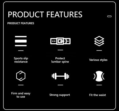 LOOGDEEL Waist Support Belt Lower Back Breathable Fitness Weightlifting Dumbbell Lumbar Waistband Support Sports Belt Women Men