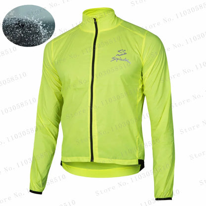 spiukful Waterproof Windbreaker Wind MTB Cycling Lightweight Ultralight Men Jacket Running Riding Ciclismo Bicycle Windbreaker
