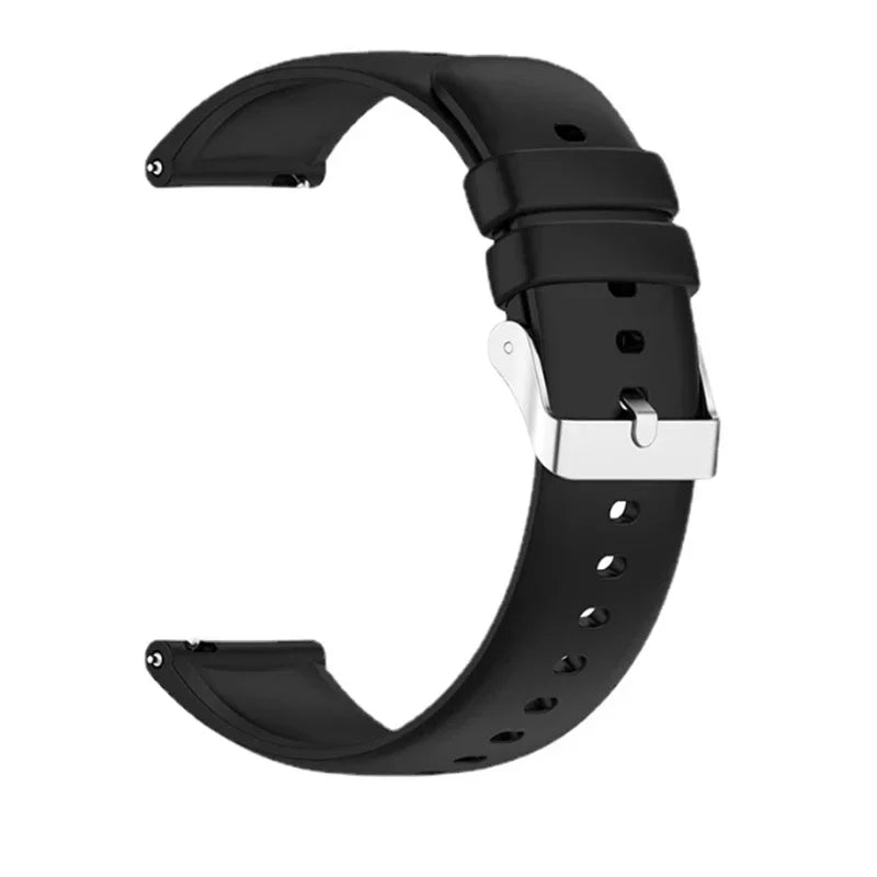 Hot Sell 20MM 22MM Silicone Watch Strap 20/22mm Universal Watchband Wristwatch Band for P22 Smartwatch &Other Watches Bracelet