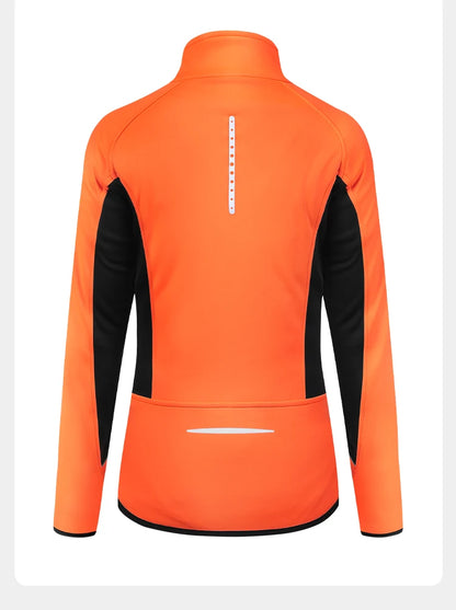 INBIKE Winter Women Cycling Jackets Thermal Fleece Biking Clothes Bicycle Road Bike Windbreaker MTB Reflective Jacket  for Women