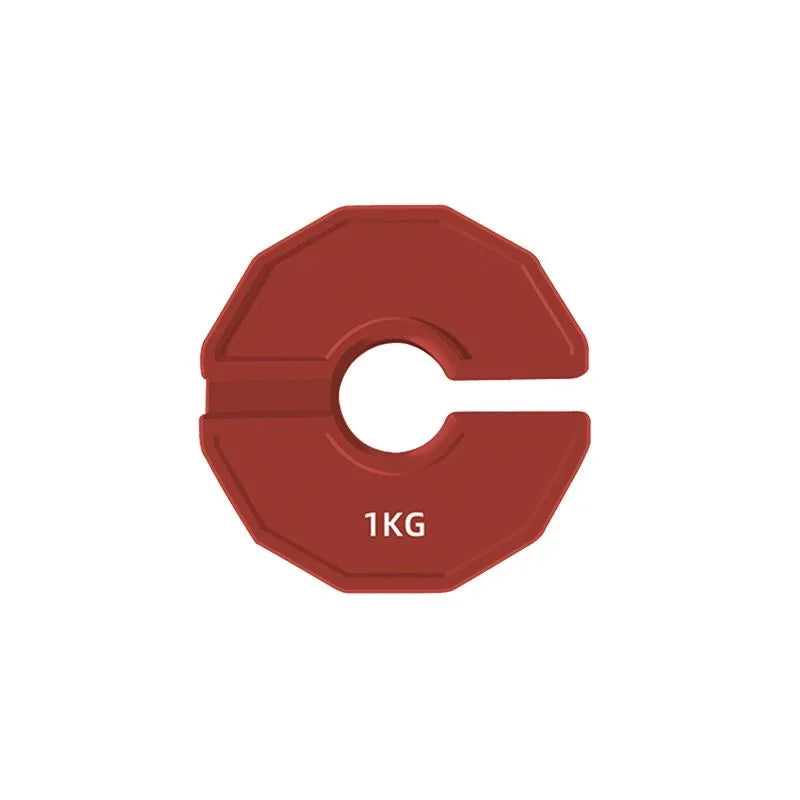 1Pc Gym Micro Plates 0.25/0.5/1 KG Dumbbell fractional Weight Plate Rubber Fractional Weight Plates Add-on Change Weight Plate