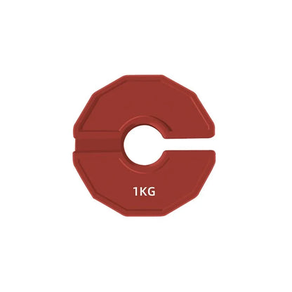 1Pc Gym Micro Plates 0.25/0.5/1 KG Dumbbell fractional Weight Plate Rubber Fractional Weight Plates Add-on Change Weight Plate