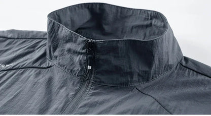 Men's Summer Skin Quick Dry Hiking Jacket Waterproof Sun UV Protection Coats Men Outdoor Sports Fishing Camping Running Jacket