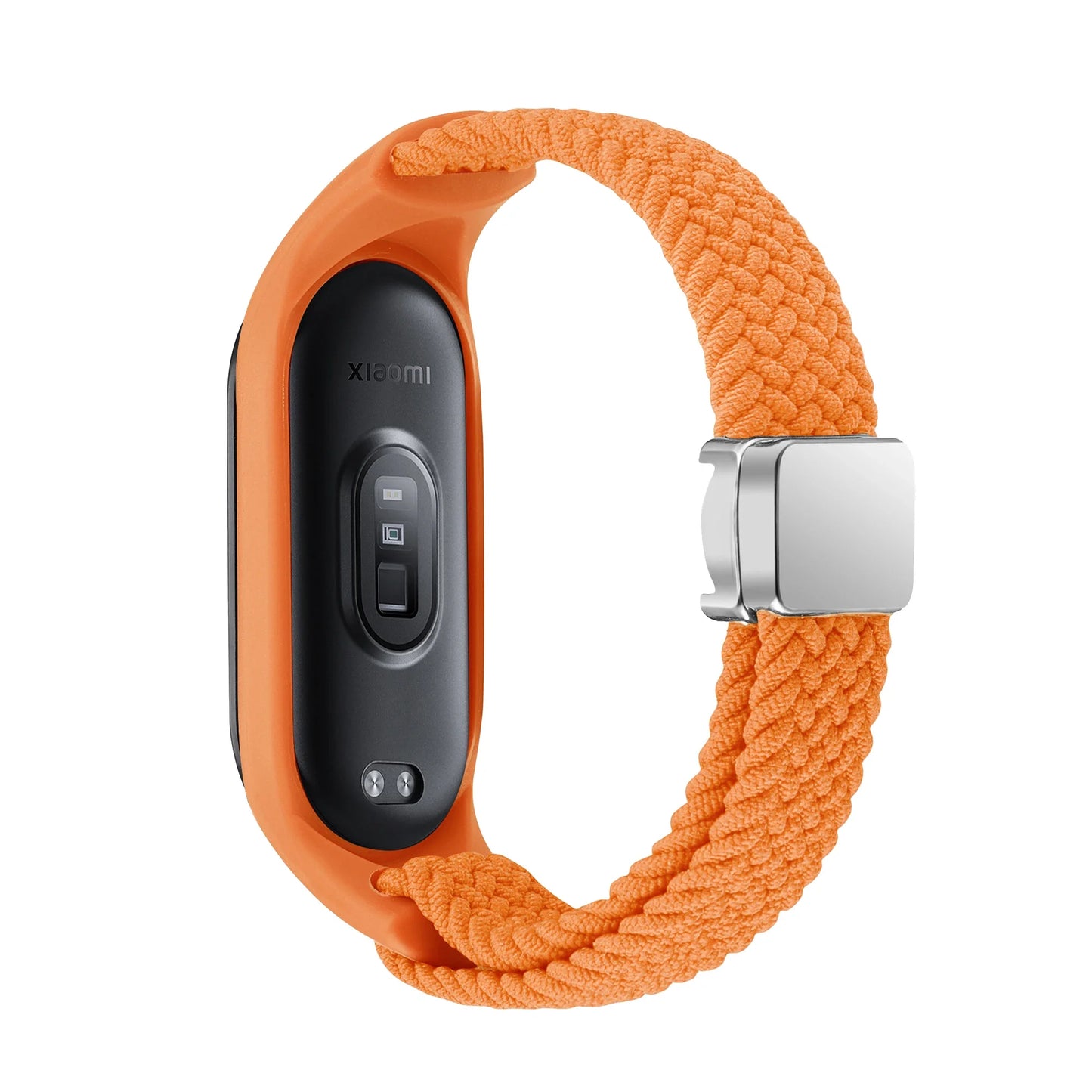 Nylon Braided Strap For Mi Band 9 8 Bracelet Magnetic Buckle Watchband For Xiaomi Mi Band 7 6 5 4 3 Wristband Correa Accessories