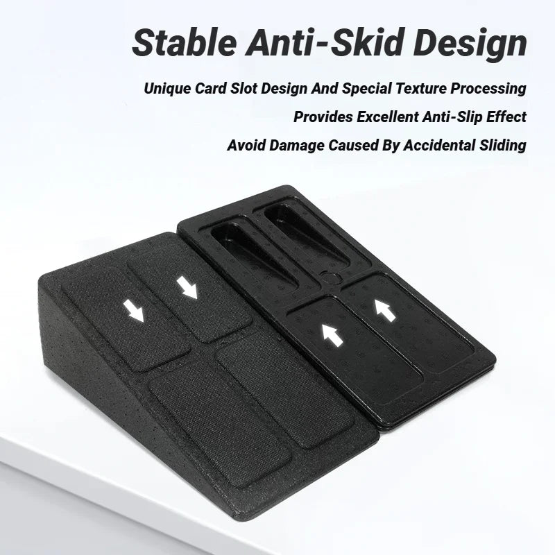 3-Piece Set Yoga Bricks Squat Wedge Blocks Block Ramp Deadlift Slant Board Adjustable Non-Slip Calf Foot Stretching Sports Gym