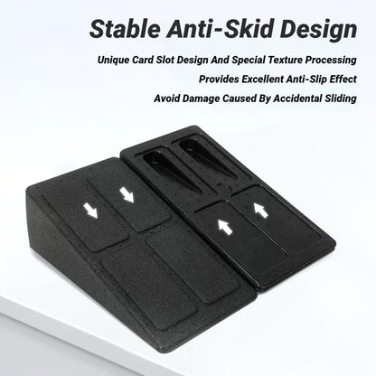 3-Piece Set Yoga Bricks Squat Wedge Blocks Block Ramp Deadlift Slant Board Adjustable Non-Slip Calf Foot Stretching Sports Gym