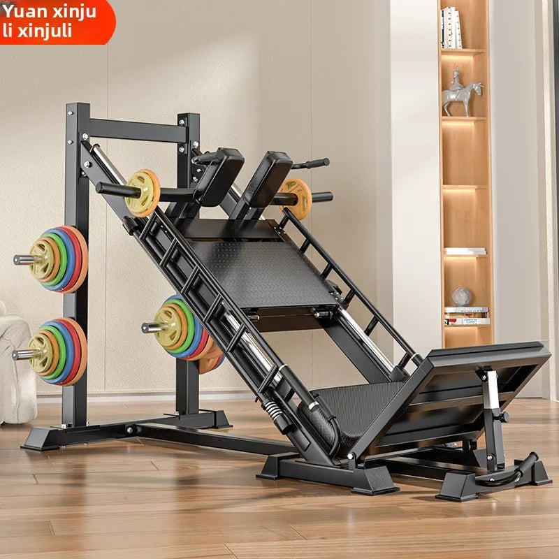 Gym Fitness Equipment Inverted Reverse Pedal Machine 45 Degree Leg Press Hack Squat Combo
