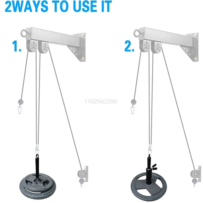 Fitness Loading Pin Pulley Cable System Attachment Dumbbell Rack Home Gym Workout Strength Training Weight Lifting Exercises