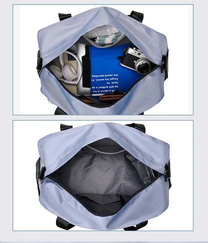 Large Fitness Bag Sports Handbag Women Dry Wet Shoes Pocket Single Shoulder Crossbody Swimming Yoga Gym Travel Backpack Duffel