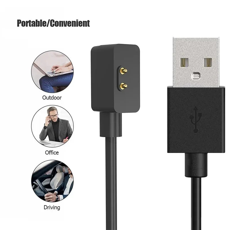 Charging Cable For Xiaomi Smart Band 9 8Pro 8 Active 7 Pro 6 NFC 5 Mi Smart Band 4 3 2 Bracelet USB  Magnetic Charger