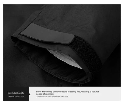 Jacket Men's Sports Casual Soft-shell Zipper Pocket Water Repellent Windbreaker New Autumn Functional Camping Hooded Raincoat