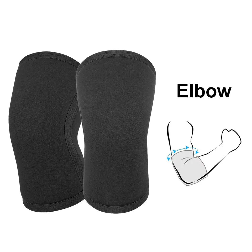 AOLIKES 1 Pair 7MM Knee Sleeves Support Injury Recovery - Neoprene Knee Brace Knee Support for Squats, Running & Gym Workout
