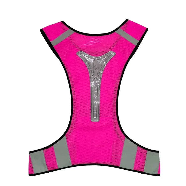 Cycling Reflective Vest High Visibility Safe Jacket for Night Riding Running Jogging Cycling Motorcycle Outdoor Sports Waistcoat