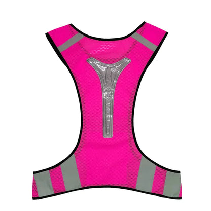 Cycling Reflective Vest High Visibility Safe Jacket for Night Riding Running Jogging Cycling Motorcycle Outdoor Sports Waistcoat