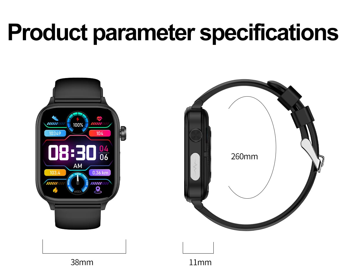 2025 New ECG+PPG+HRV Smart Watch Men Blood Lipid Uric Acid Health Monitor Bluetooth Call Sleep Physical Health Smartwatch Women