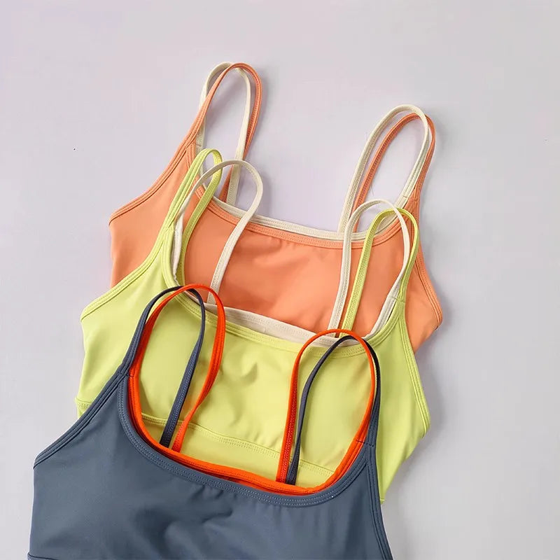 Sports Bra for Women Gym Vest Yoga Beauty Black Tube Top Running Sports Bra Fitness Yoga Crop Top Underwear Sexy Sport Bra Top