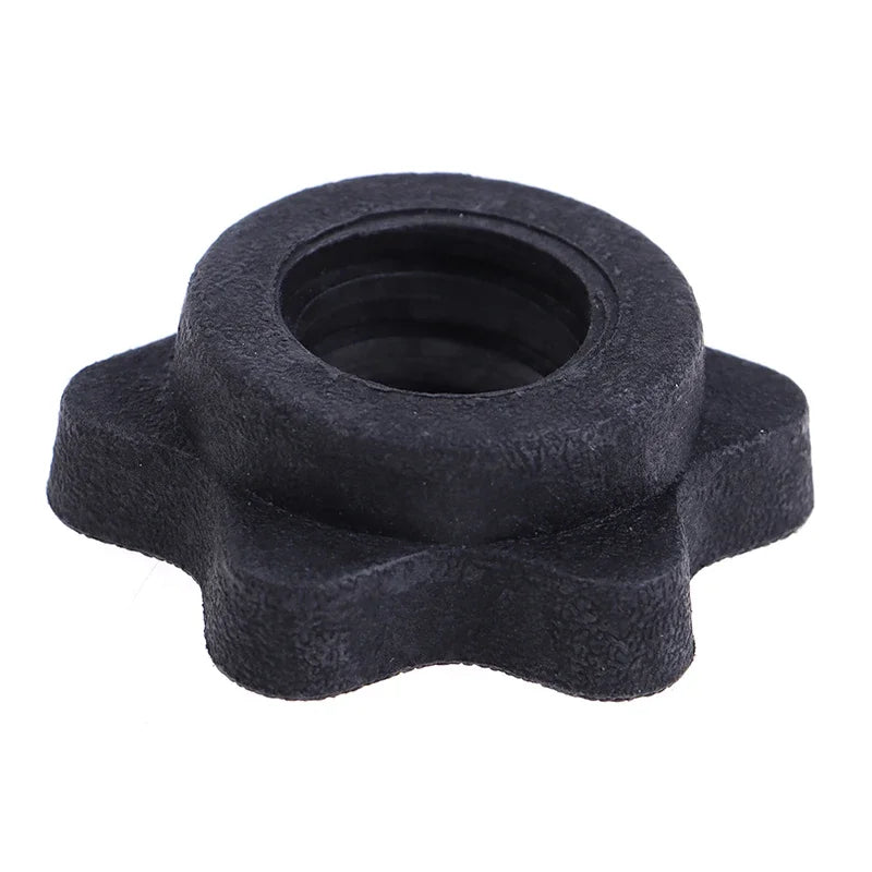 3 Pc Dumbbell Hex Nut Dumbbell Rod Nut Spinlock Collars for Barbells Bars Training Sports Gym Equipment Accessories