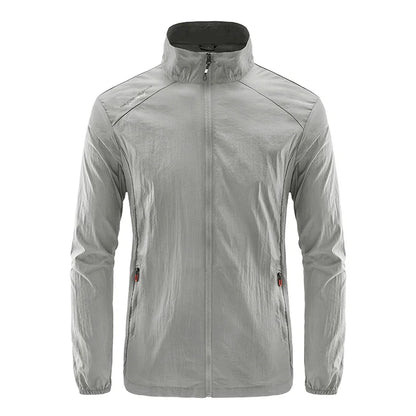 Summer Jackets Men Male Windbreaker Fishing Coats Father Ultrathin Sunscreen Jacket Youth Outerwearing Clohting Traveling Korean