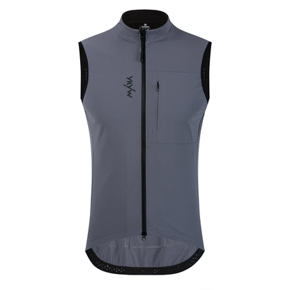 YKYWBIKE Men Cycling Gelit Thermal Fleece Bicycle Windbreaker Sleeveless Bike Vest Windproof Waterproof Cycling Windshield