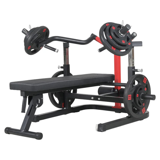 Custom Fitness Multifunctional Weightlifting Bench Press Foldable Chest Barbell Press Bed With Safety Belt protection