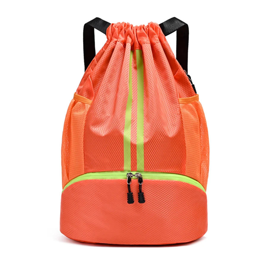 Gym Bag Fitness Backpack Women Men Basketball Backpack Outdoor Soccer Football Storage Bags Training Drawstring Sports Knapsack