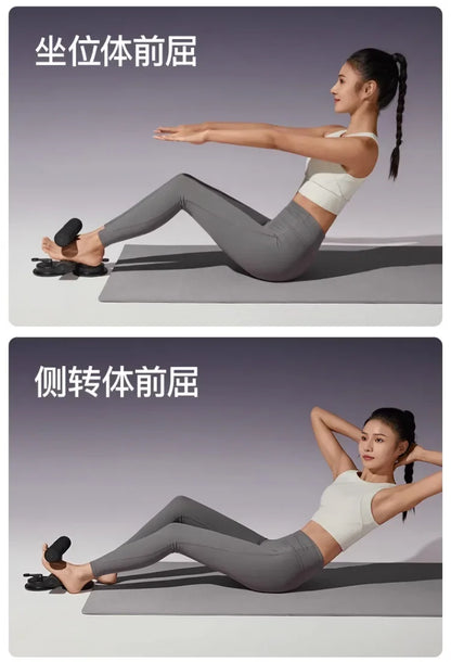 2025 Double Suction Disc Belt Pull Rope Leg Press Supine Body for Curl Fitness Equipment Sit-up Aids Curls