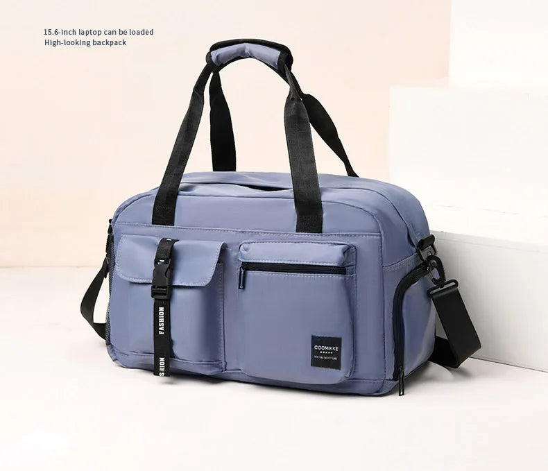 Large Fitness Bag Sports Handbag Women Dry Wet Shoes Pocket Single Shoulder Crossbody Swimming Yoga Gym Travel Backpack Duffel