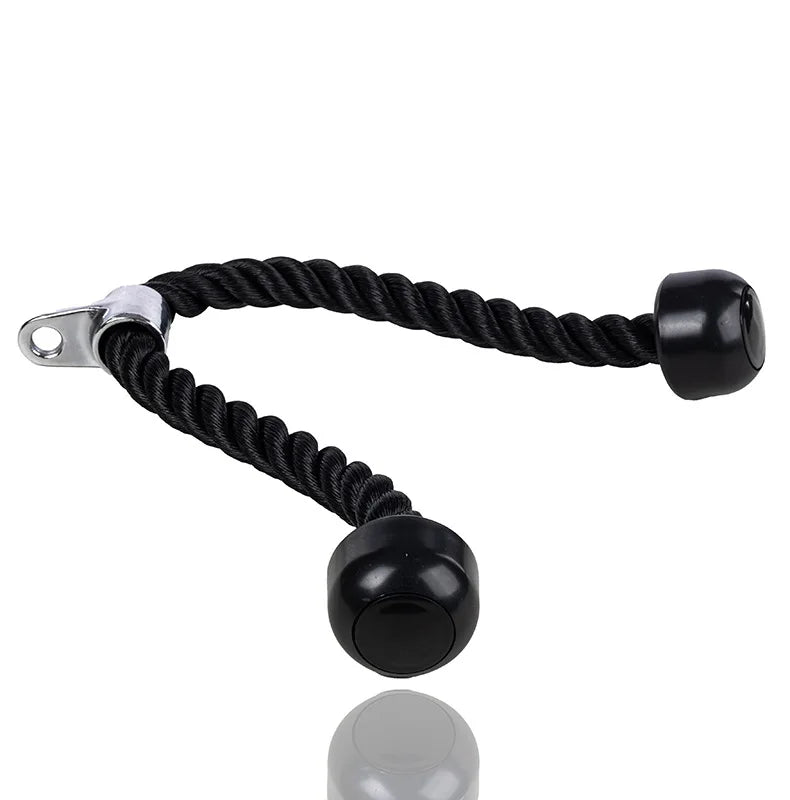 Tricep Rope for Push Pull Down Exercises Arm Muscle Resistance Bands for Body Building Strength Training