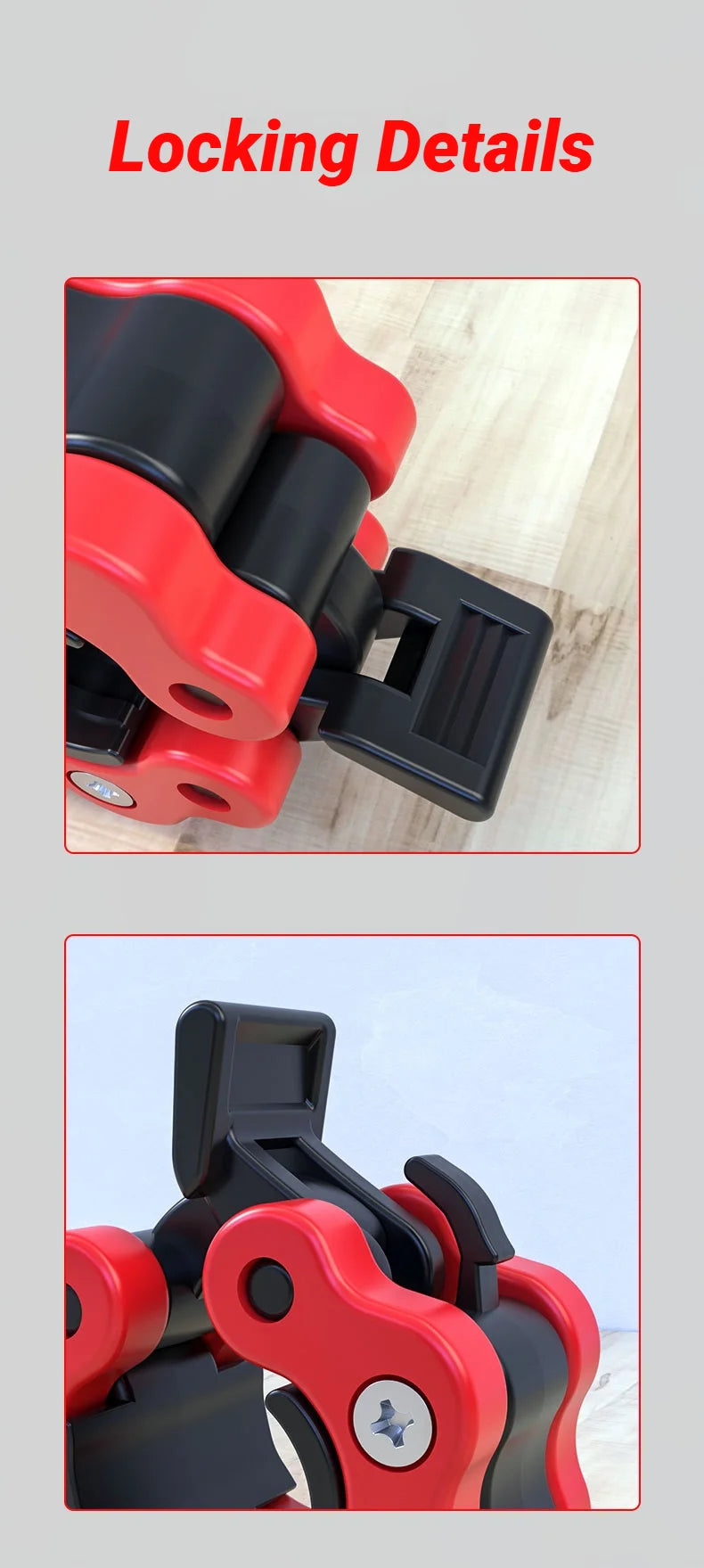 25MM Barbell Collar Lock Dumbell Clips Clamp Weight lifting Bar Gym Dumbbell Spring Lifting Quick Release Clamps Spin Collars