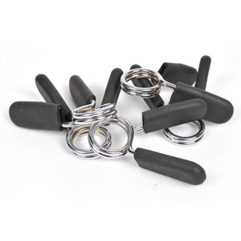 1 Piece 24/25/28/30 mm Barbell Clamp Spring Collar Clips Gym Weight Dumbbell Lock Standard Lifting Kit Barbell Lock