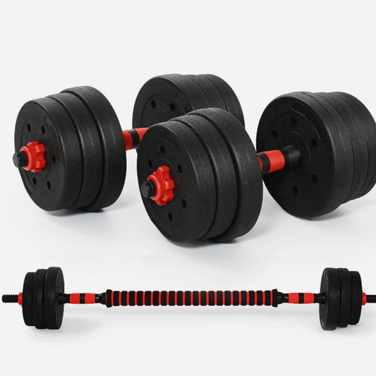 1 set Dumbbell Bar 40cm Steel PVC Material Non Slip Handle Durable Practical Weightlifting Equipment Rod Connection System