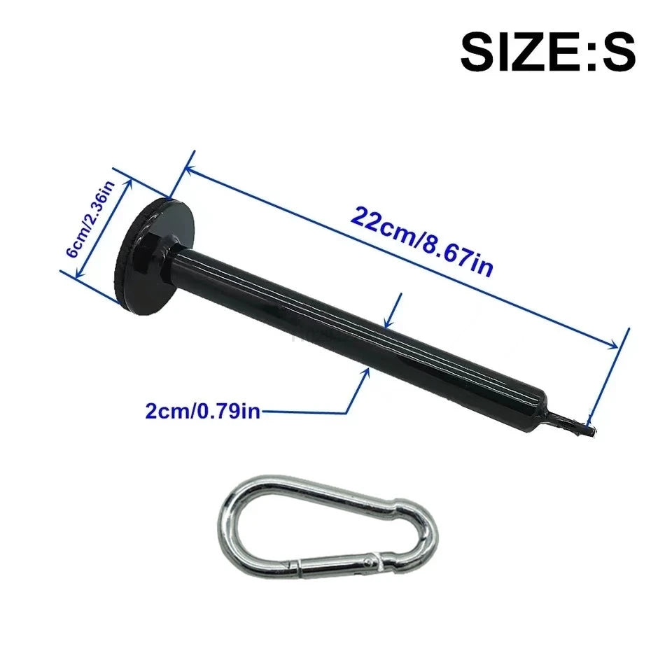 Fitness Loading Pin Pulley Cable System Attachment Dumbbell Rack Home Gym Workout Strength Training Weight Lifting Exercises