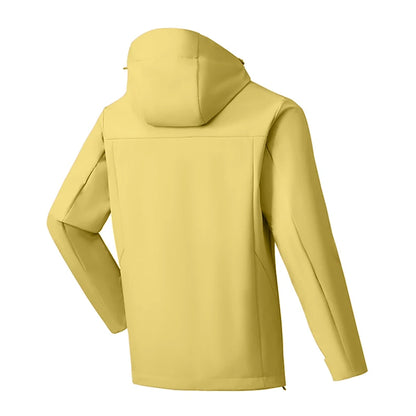 EUMERGX Men's Women's Waterproof Jacket Hiking Trekking Windbreaker Unisex Outdoor Sporty Rain Coat Windproof Climbing Clothes