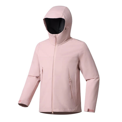 EUMERGX Men's Women's Waterproof Jacket Hiking Trekking Windbreaker Unisex Outdoor Sporty Rain Coat Windproof Climbing Clothes