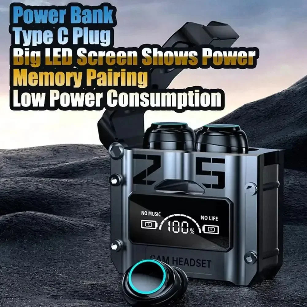 Original M25 TWS Wireless Headphones Earphones Bluetooth Touch Control Noise Reduction Stereo Earbuds Headsets for Smartphone
