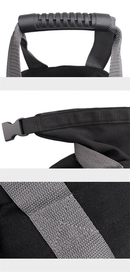 Kettlebell Weightlifting Training Sandbag Adjustable Soft Canvas Heavy Duty Fillable Sand Bag Dumbbell Home Fitness Equipment