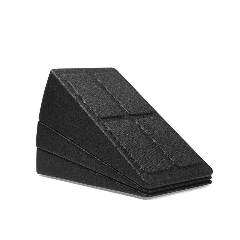 3-Piece Set Yoga Bricks Squat Wedge Blocks Block Ramp Deadlift Slant Board Adjustable Non-Slip Calf Foot Stretching Sports Gym