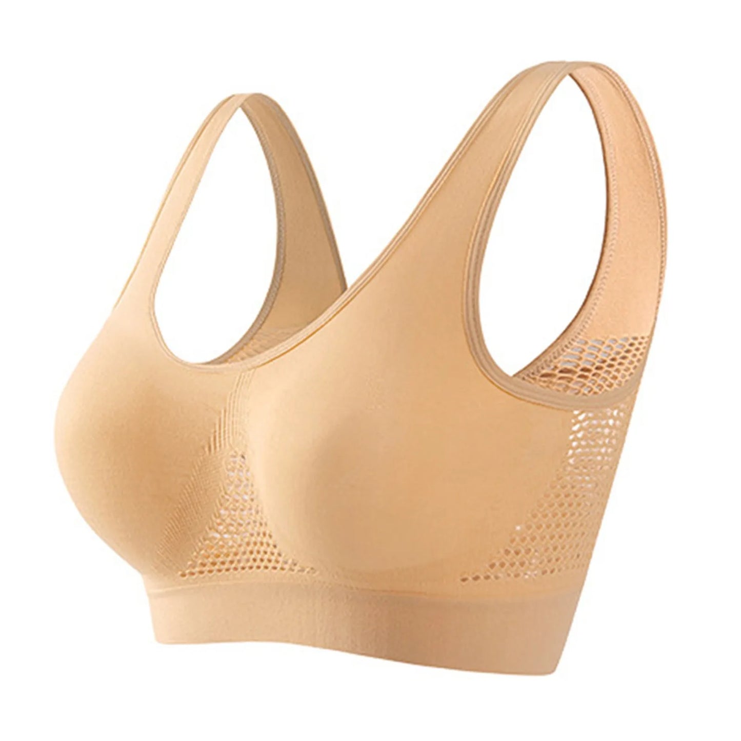 S-4XL Women Yoga Sport Bra Breathable Fitness Running Active Vest Padded Crop Tops Underwear gym Yoga top bras