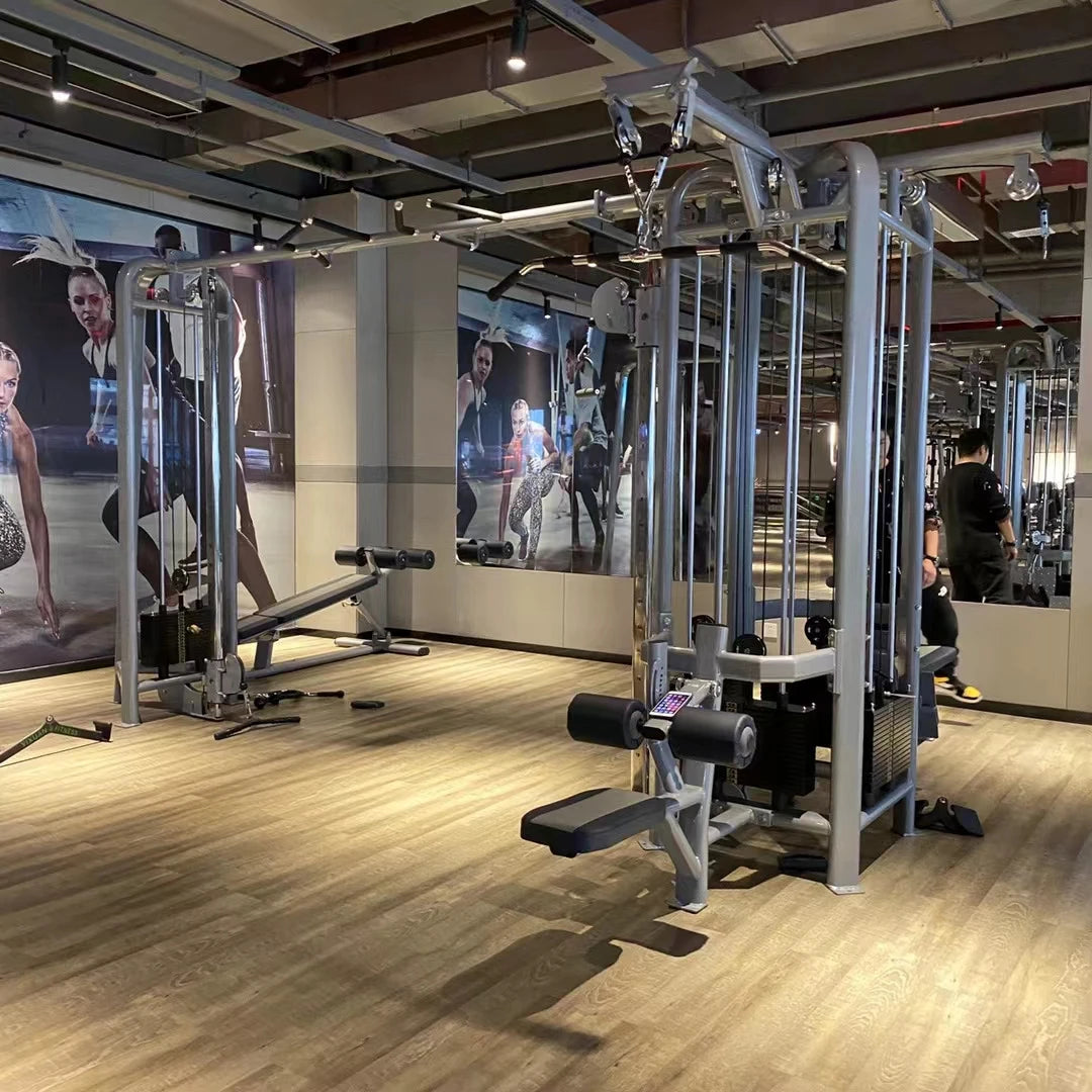 Commercial Gym Fitness Professional Multi-functional Trainer Squat Power Rack Multi Gym Smith Machine