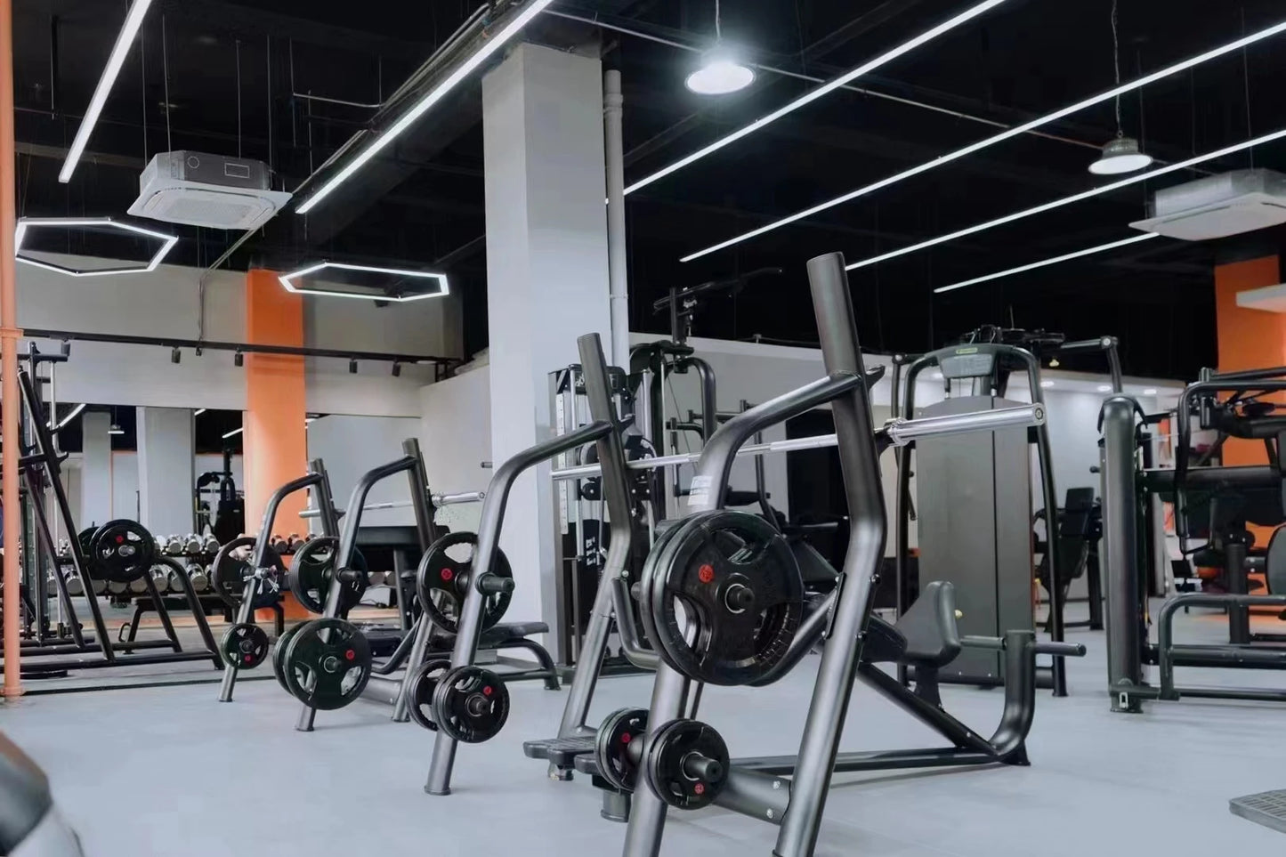 Commercial Gym Fitness Professional Multi-functional Trainer Squat Power Rack Multi Gym Smith Machine