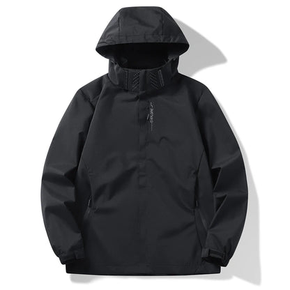 Autumn New Men's Mountaineering Jacket Windproof and Waterproof Fabric Fashion Hip Hop Design Casual Oversize Outdoors Coat