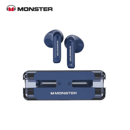 Monster XKT08 Earphone Bluetooth 5.3 Ture Wireless Earbuds Low Latency Noise Reduction Headphones Gaming Sports Headset With Mic