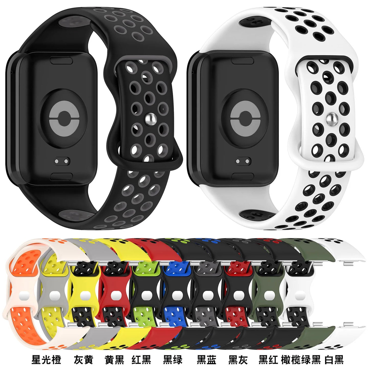 Silicone Strap for Xiaomi 8 pro 9 pro Redmi Watch 4 Sport Replaceable Bracelet Wristband for Redmi Watch 5 Smart Watchband