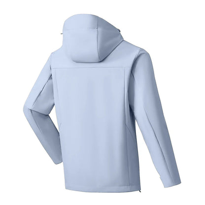 EUMERGX Men's Women's Waterproof Jacket Hiking Trekking Windbreaker Unisex Outdoor Sporty Rain Coat Windproof Climbing Clothes