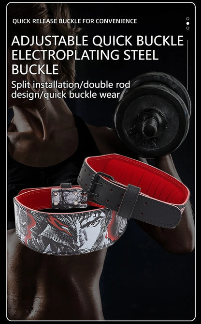 LOOGDEEL Waist Support Belt Lower Back Breathable Fitness Weightlifting Dumbbell Lumbar Waistband Support Sports Belt Women Men