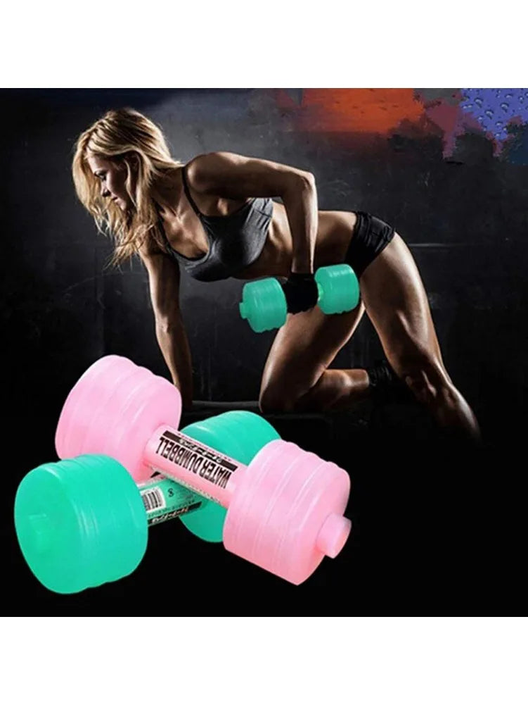 1kg Gym Weight Loss Exercise Women Comprehensive Home Water Dumbbells for Fitness Aquatic Barbell Portable Fitness Equipment