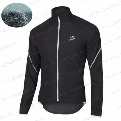 spiukful Waterproof Windbreaker Wind MTB Cycling Lightweight Ultralight Men Jacket Running Riding Ciclismo Bicycle Windbreaker