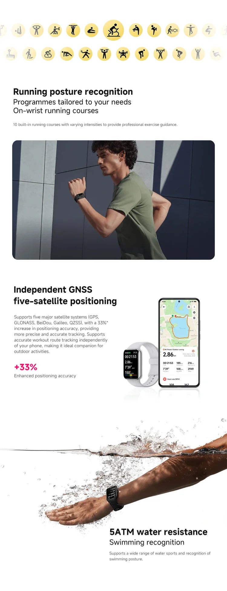 Global Version Xiaomi Smart Band 9 Pro Smartband 1.74" AMOLED Display Blood Oxygen Sport GPS Smart Watch Bracelets Mi Band