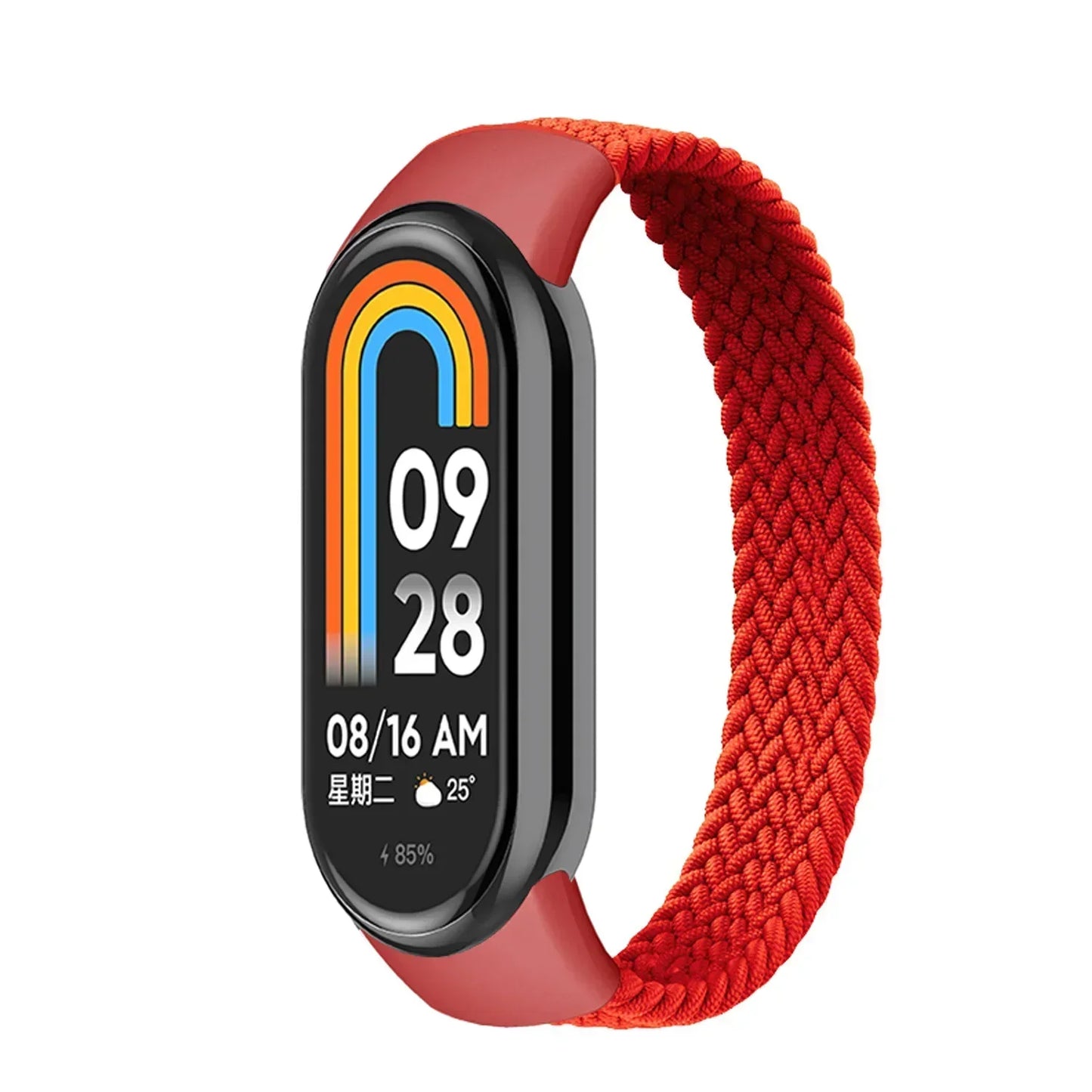 Nylon Braided Solo Loop for xiaomi Mi band 9 8 Strap Watchband NFC Watch Bracelet smart Miband belt correa on Mi band 7 6 5 4 8
